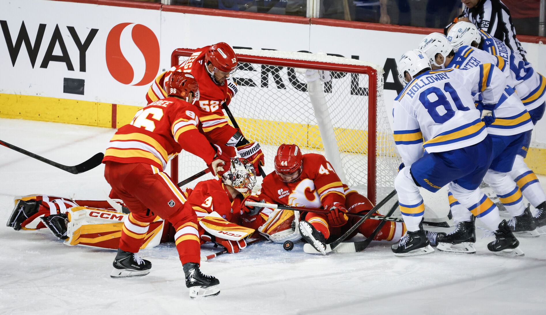Blues Flames Hockey